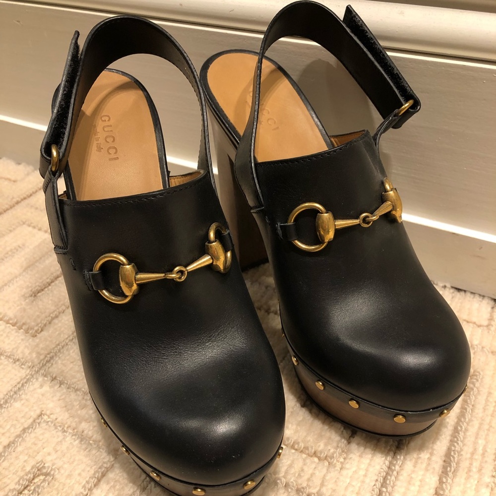 Gucci Amstel clog- NEVER WORN